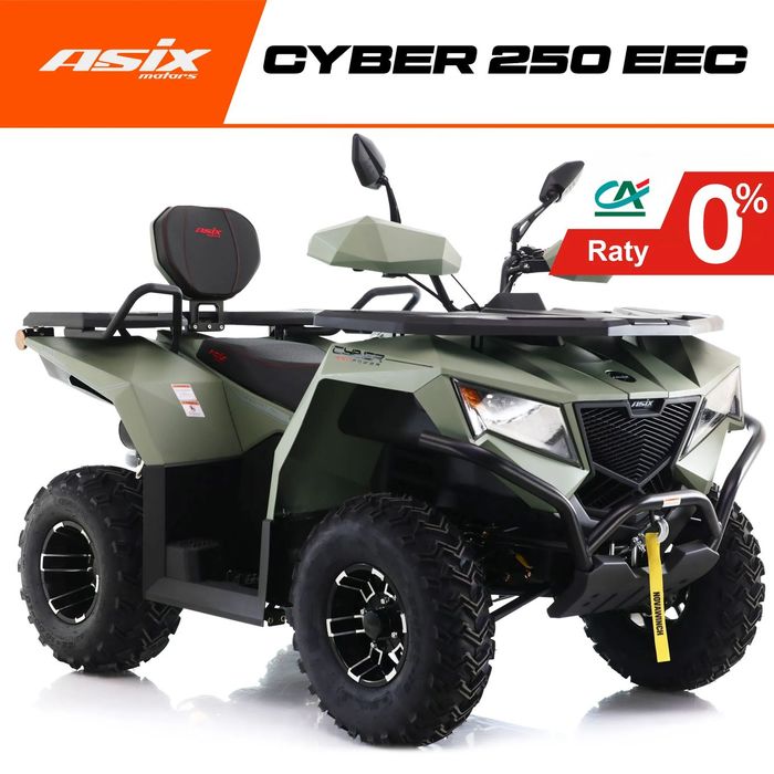 ASIX Inny Quad ASIX CYBER 250 homologacja WSPOMAGANIE transport +gratisy