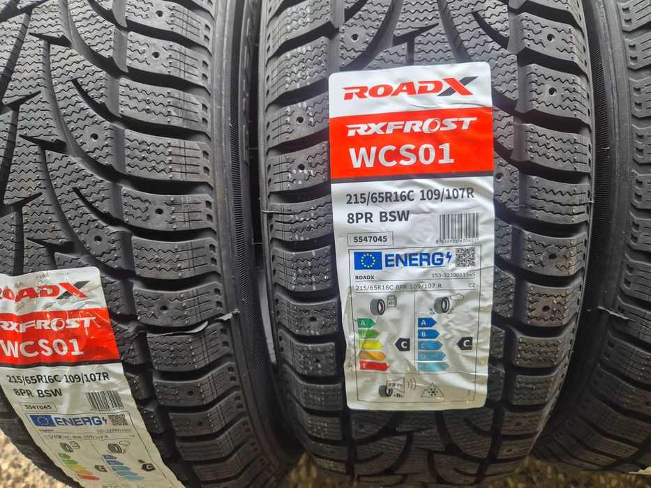 215/65r16c road x nowe opony zimowe 2025r montaz w cenie !