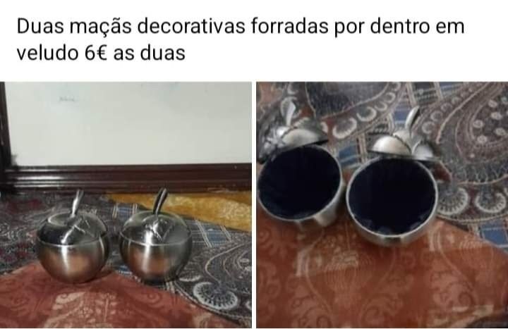 Várias louças decoração