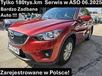 Mazda CX-5 180tys.km! AWD Hak Kamera Xenon PDC Navi Serwis w ASO do 06.2025r.