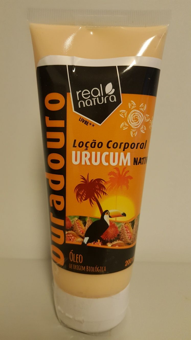 Loção Corporal e Oleo Bronzeador de URUCUM 200ML