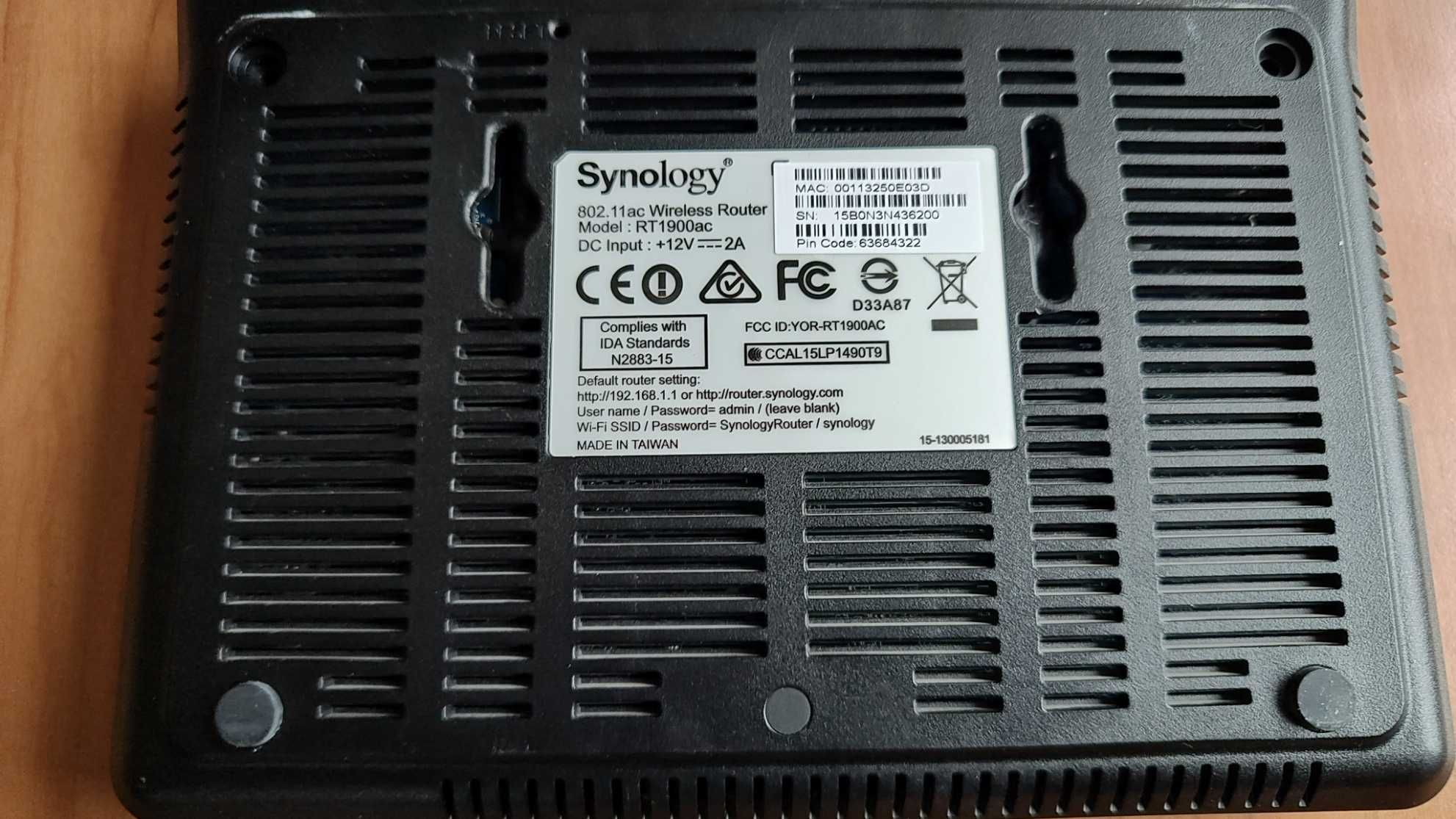 Router Synology RT1900AC, 2GHz, 5GHz