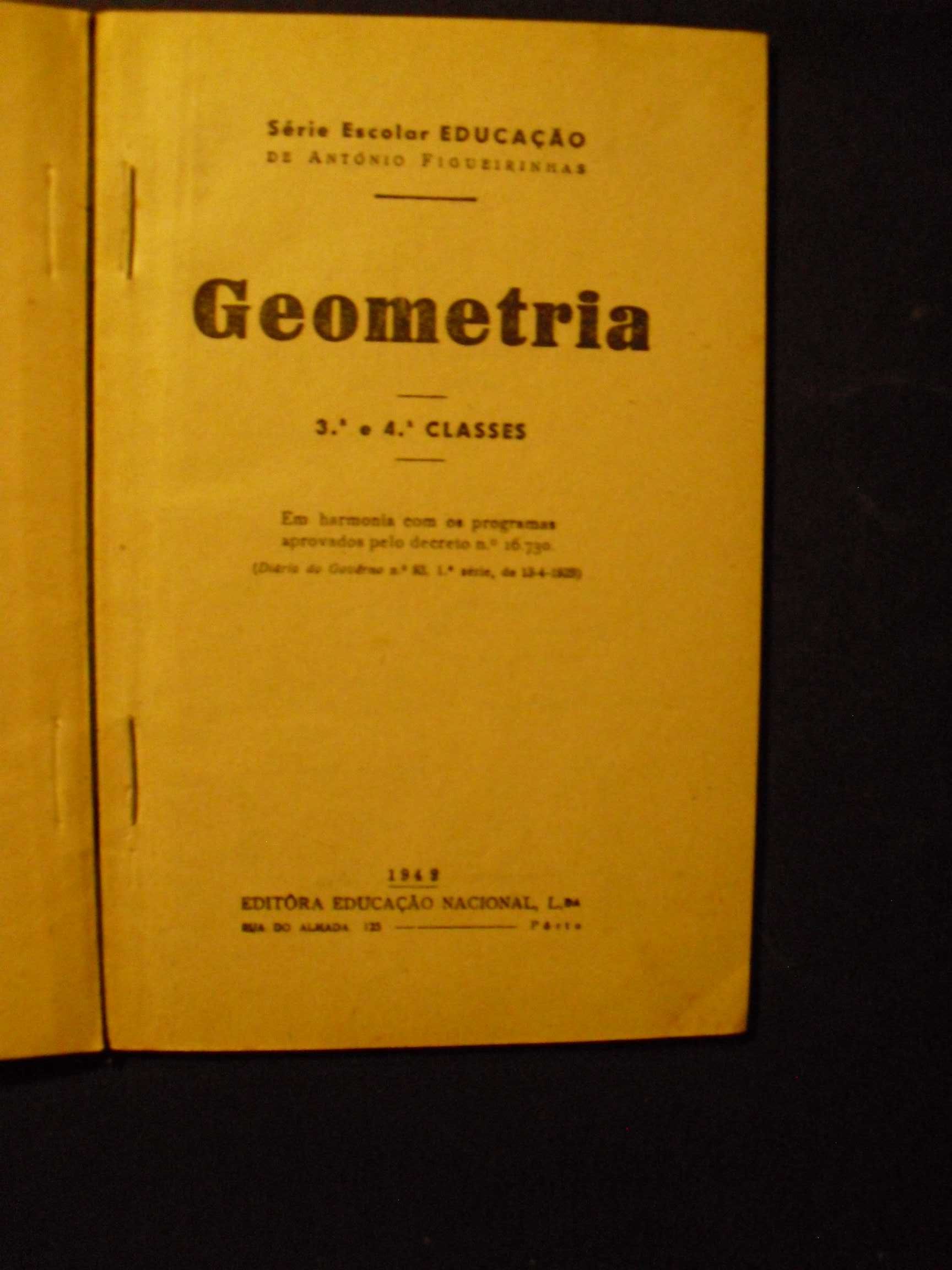 GEOMETRIA-3ª E 4ª CLASSE,1942,