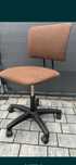 Fotel obrotowy biurowy Ikea materialowy