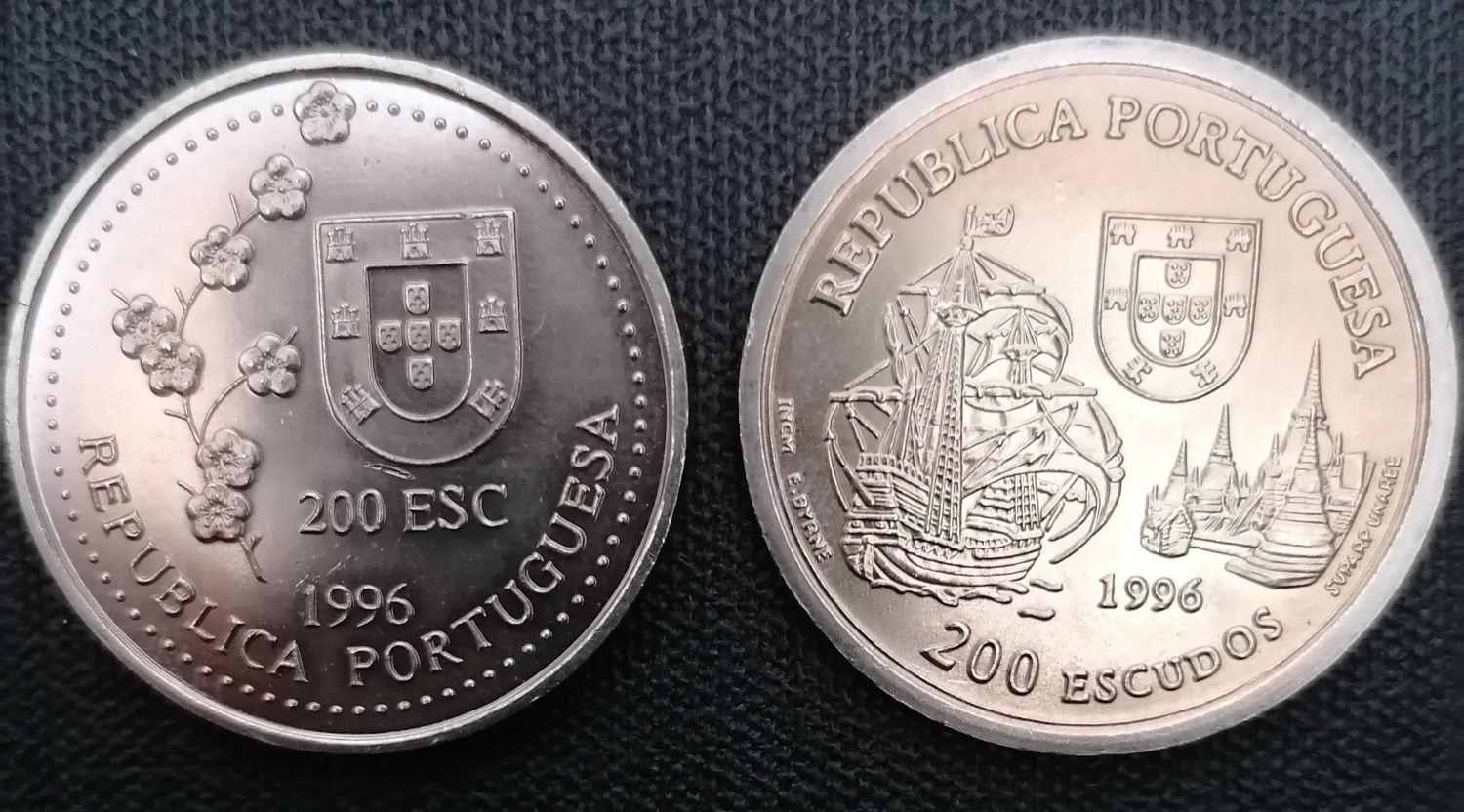 Moedas 200$ Portugal