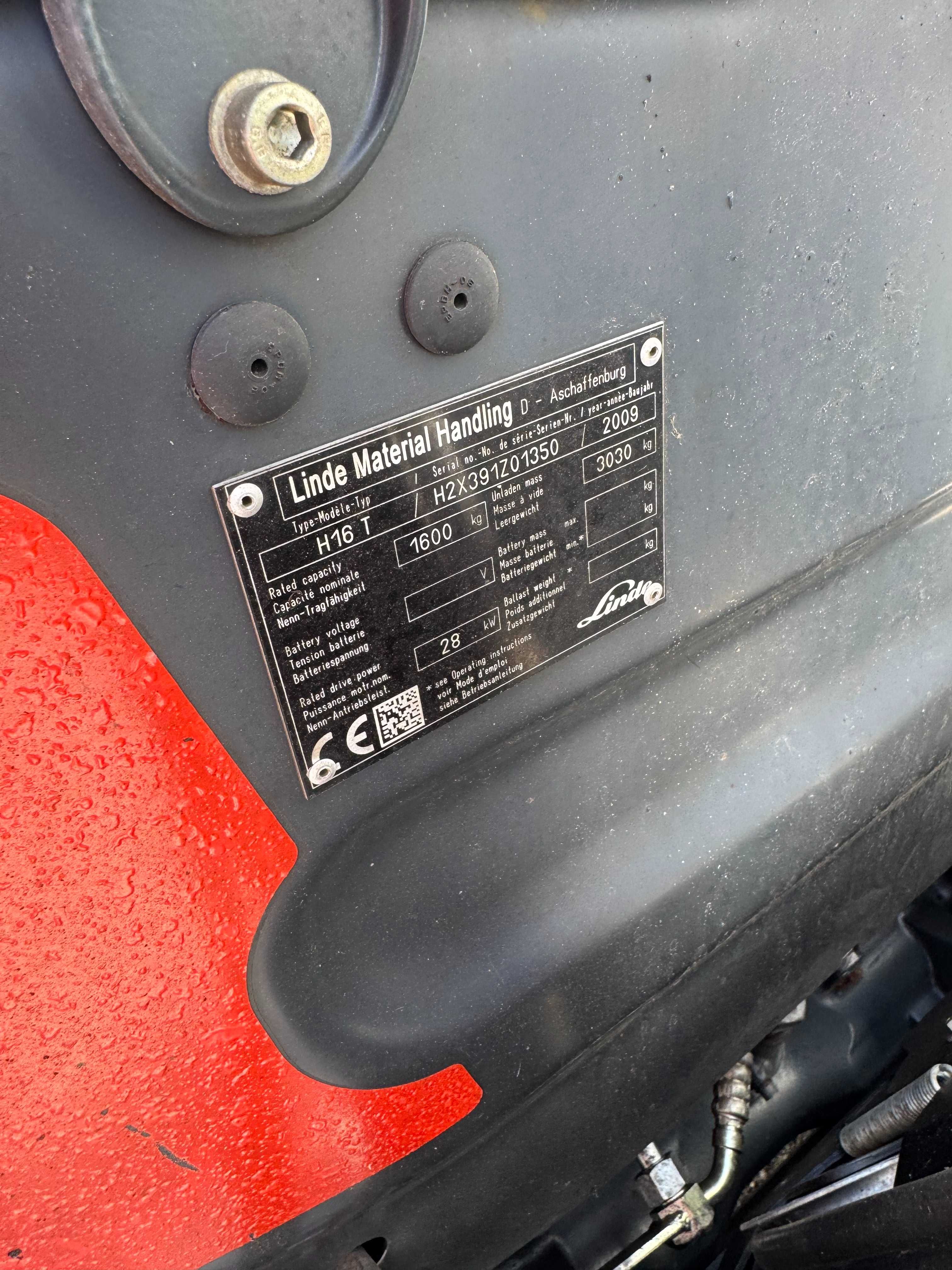 Empilhador Linde GPL 1600kg - LINDE 16 4,47m