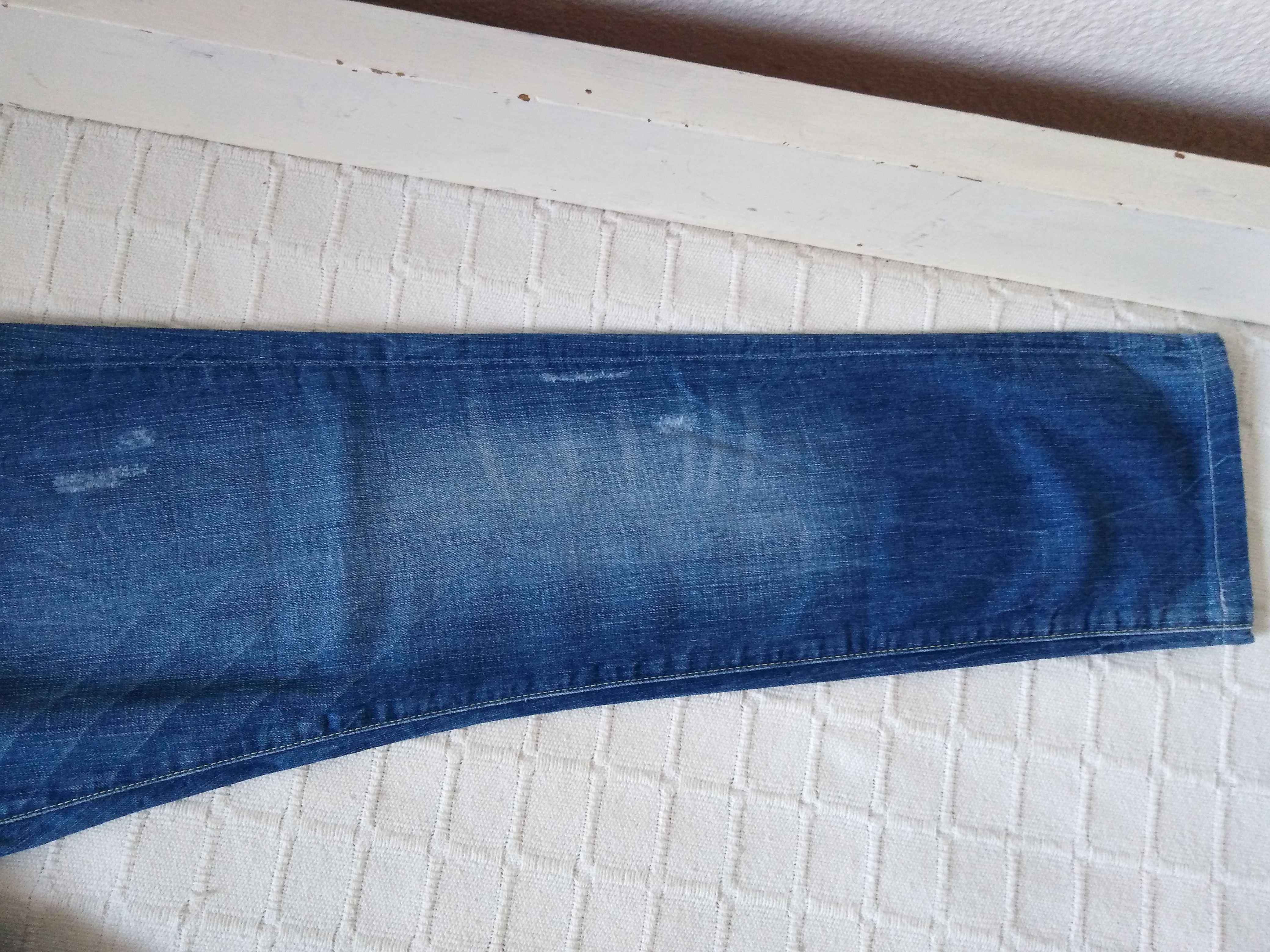 Calças Ganga Azuis ECD By Esprit Boyfriend Denim