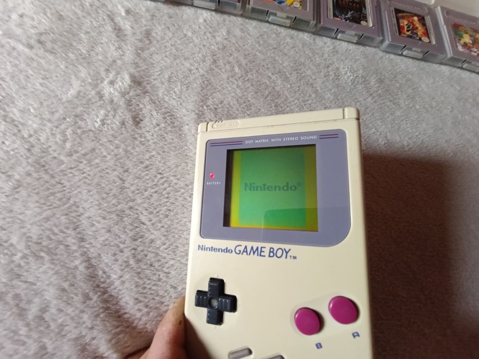 Gameboy original com jogos