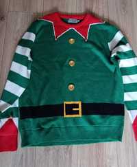 Sweter świąteczny elf męski