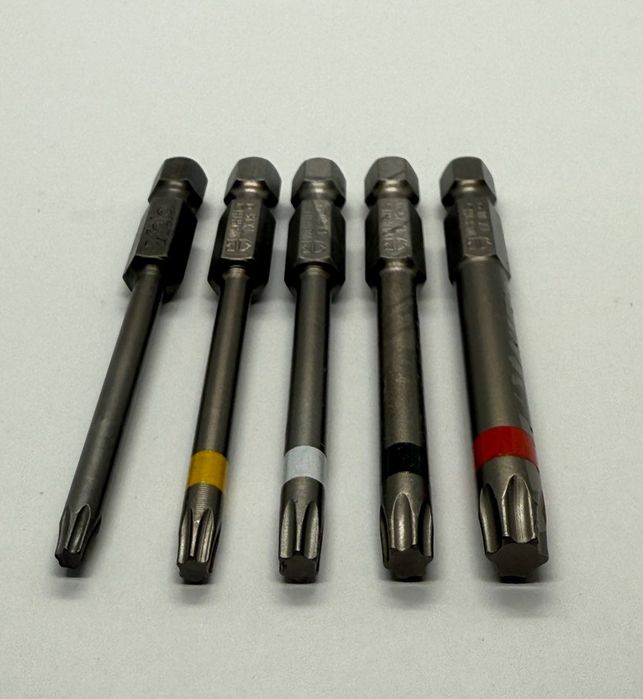 Біти Torx 70мм зірочки 5шт мікс Wurth Felo T10 T15 T20 T25 T30
