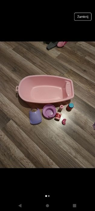 Wanienka dla lalek  z akcesoriami