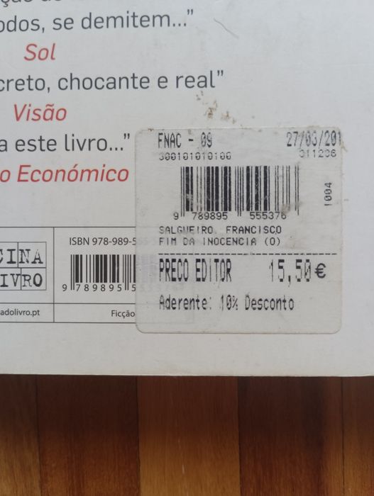 Os dois volumes do fim da inocência