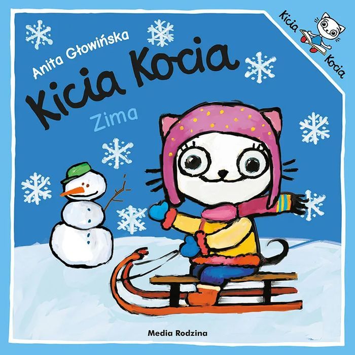 Kicia Kocia Zima NOWOŚĆ książeczka dla dzieci 2+