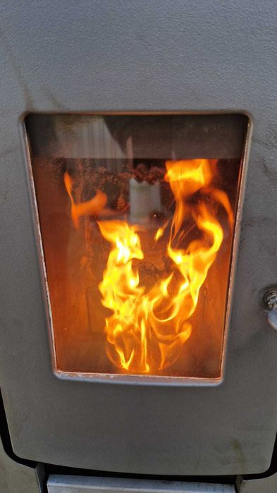 Piec na pellet pelet kominek koza kocioł RIKA 8KW mocny DZIAŁA DUŻY