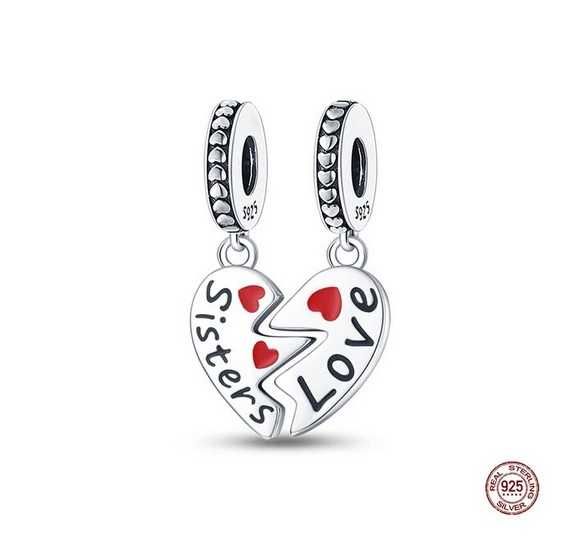 Charms zawieszka do Pandora Srebro 925 serca