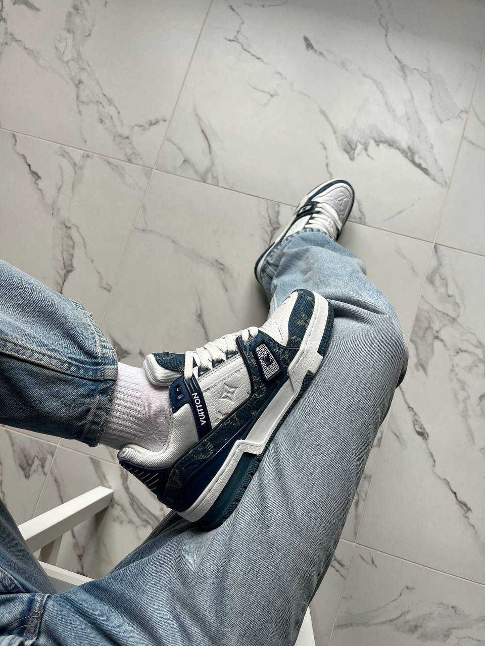 36-45 Louis Vuitton Trainer White Blue