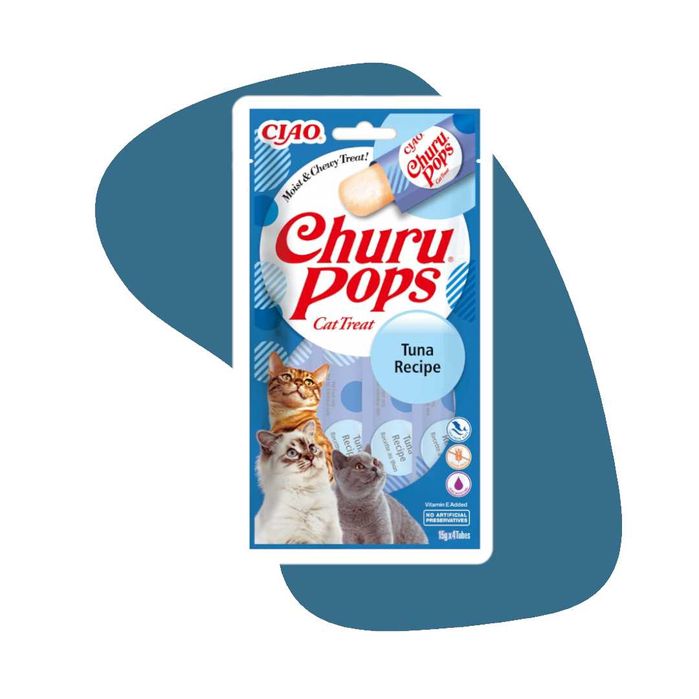 Inaba Churu Pops Tuna recipe 4x15g Przysmaki do wylizywania