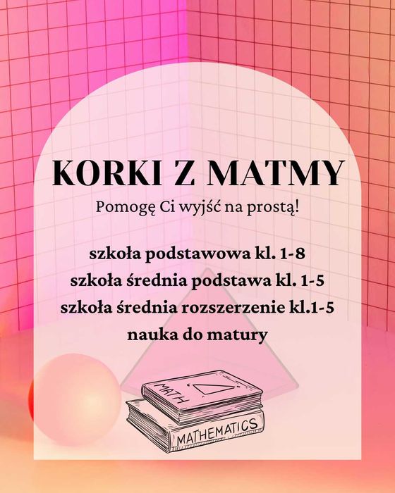 Korepetycje z matematyki z Mają