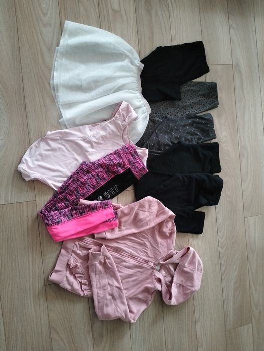 paka ubrań dziewczęcych 134