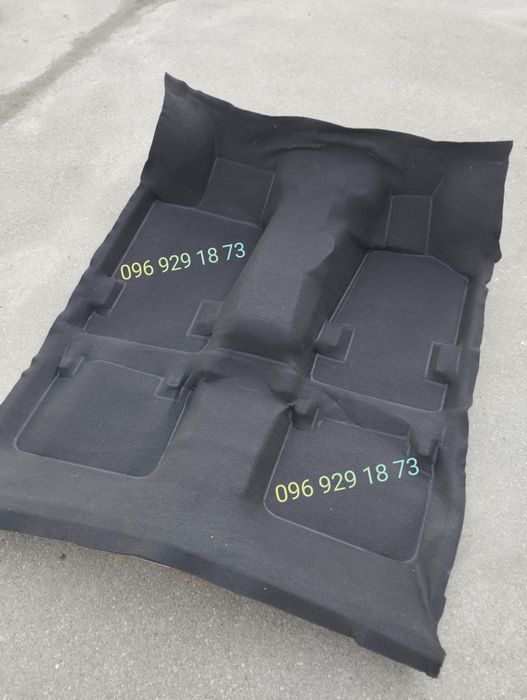 Ковер салона черный авто  ваз Нива 2121/21213 серый ковролин