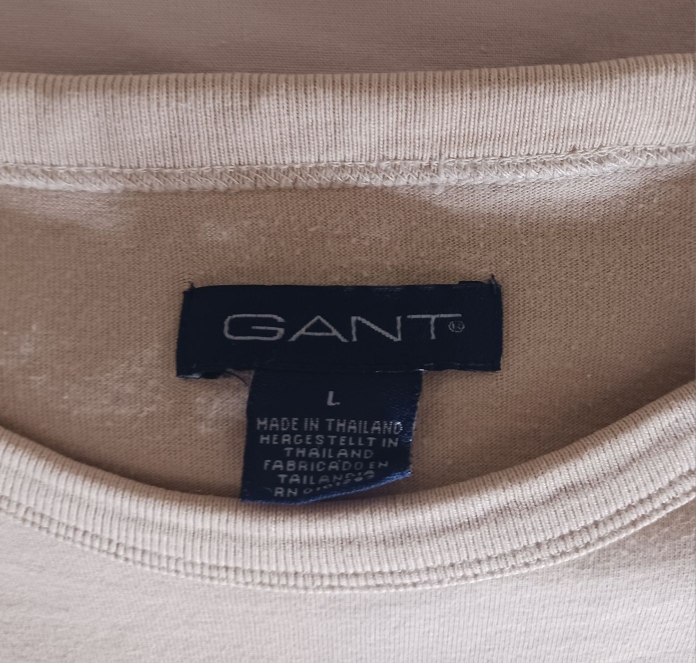T-shirt manga comprida Gant