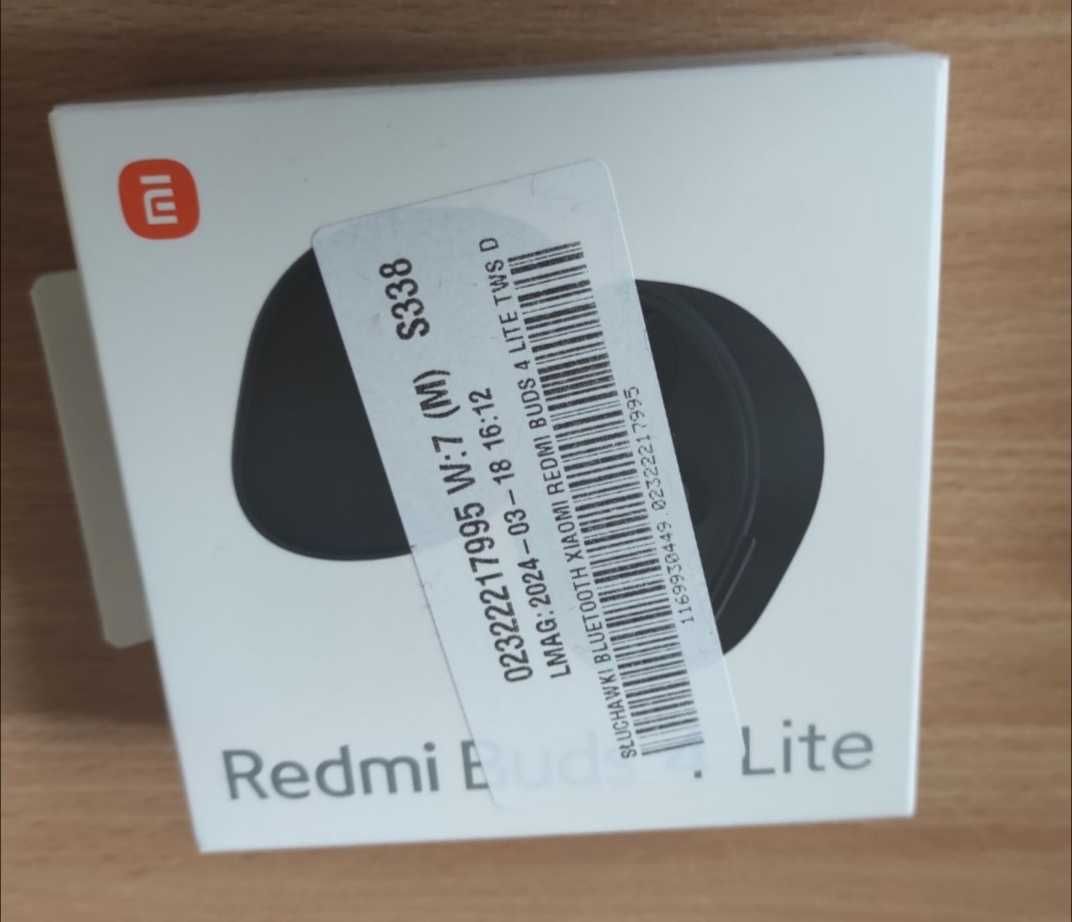 NOWE słuchawki Xiaomi Redmi Buds 4 Lite.