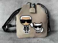 Plecak kalr lagerfeld bezowy nowy