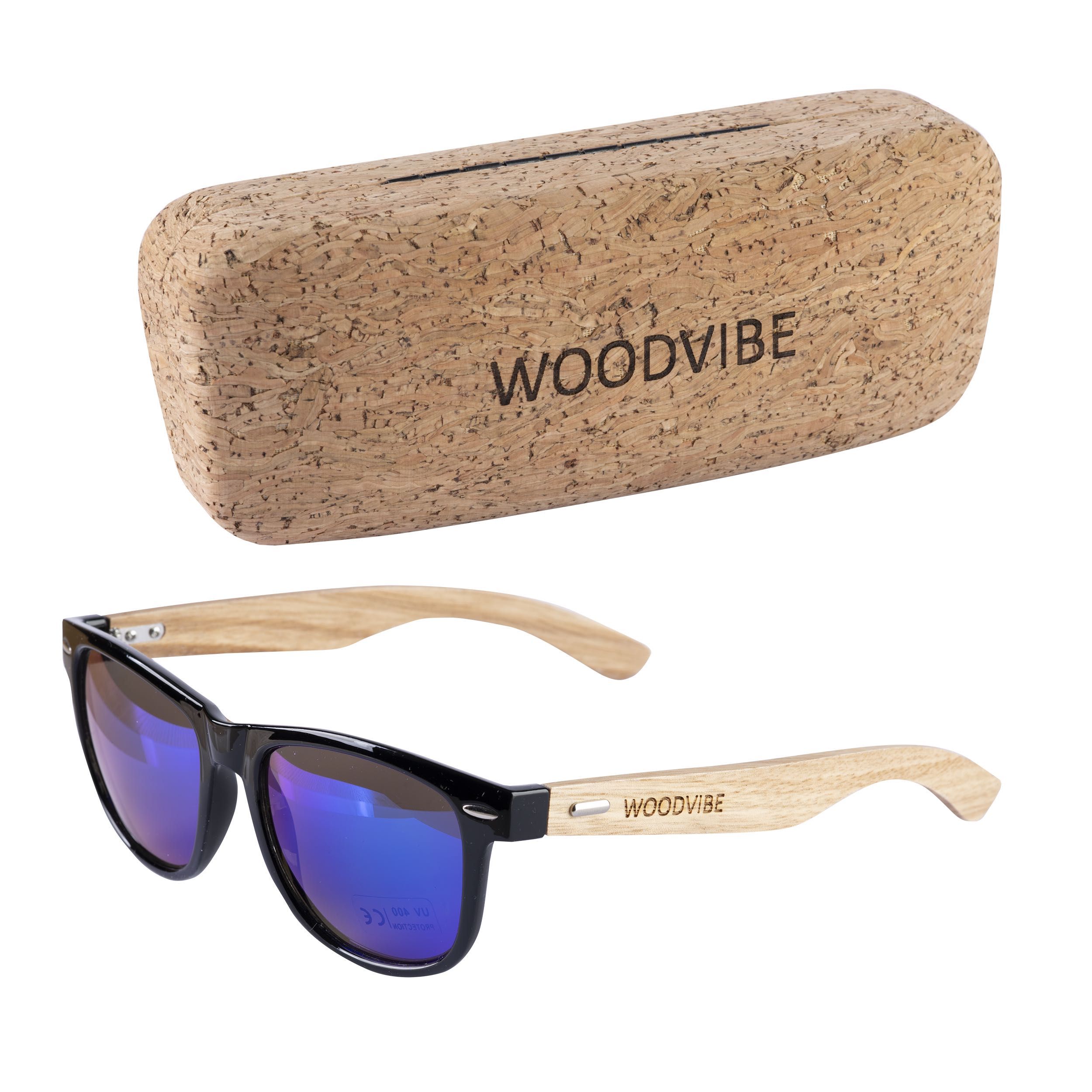 Nowe Okulary Przeciwsłoneczne Polaryzacyjne Drewniane WOODVIBE Etui