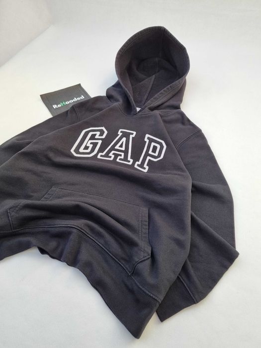 Nowa czarna bluza z kapturem unisex GAP Rozmiar S