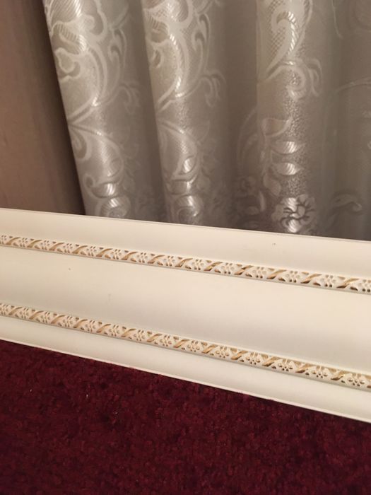 Карниз алюминиевый с рисунком широкий