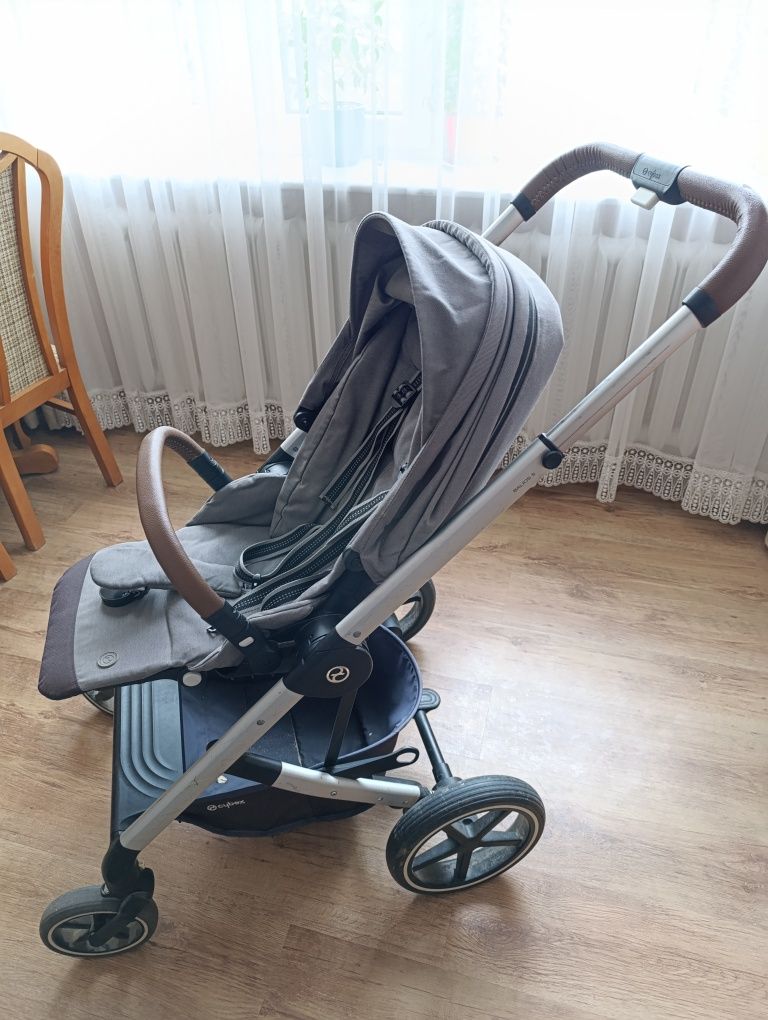 Zestaw Cybex, gondola, spacerówka, fotelik samochodowy + dodatki
