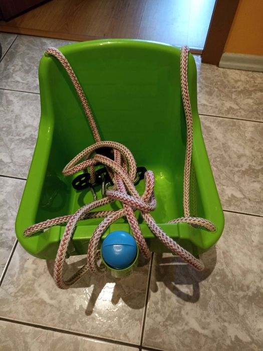 Huśtawka plastikowa dla maluszka 18-36 miesiecy