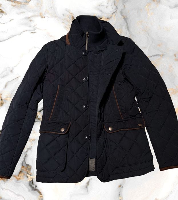 Męska pikowana kurtka płaszcz – rozmiar M – elegancka, stylowa, prakty