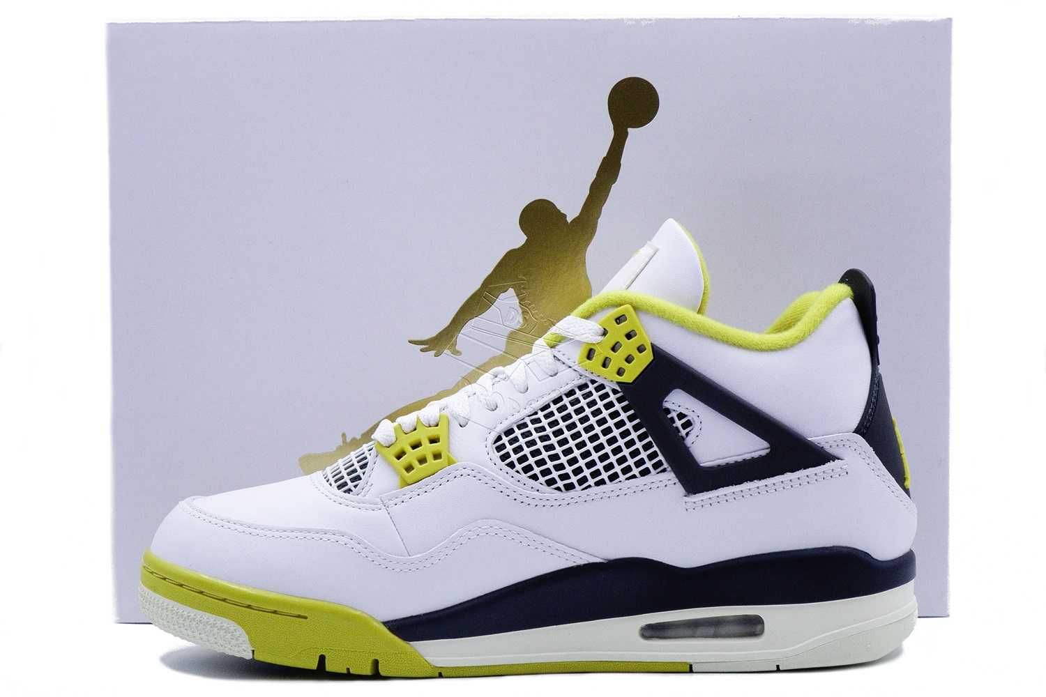 Nike AIR JORDAN 4 Vivid Sulfur / AQ9129–101