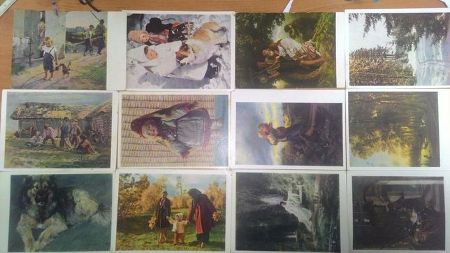 Советские открытки разной тематики 50-х-60-х годов