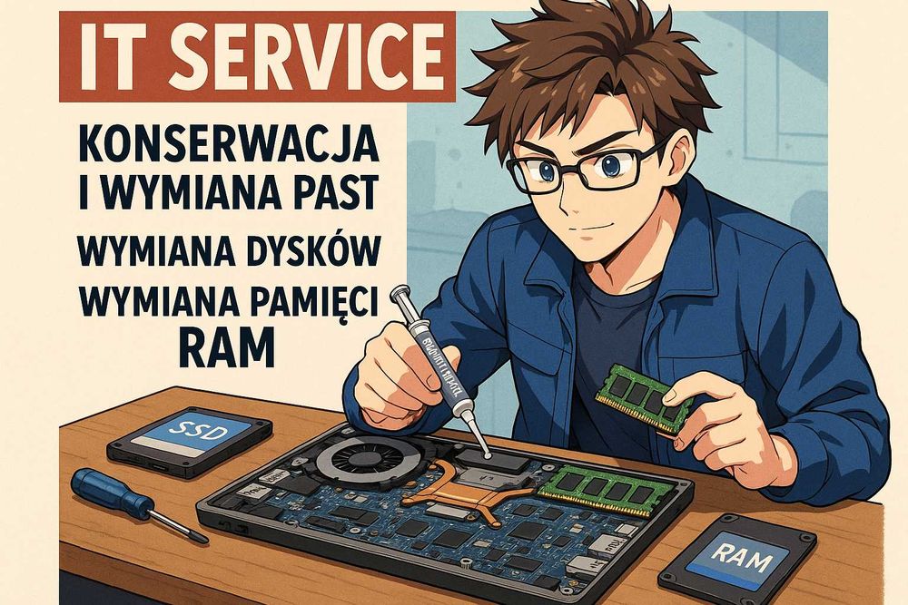 IT Service – Konserwacja i konfiguracja laptopów!