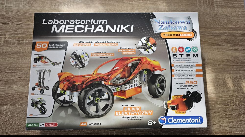 Laboratorium mechaniki Clementoni nowe