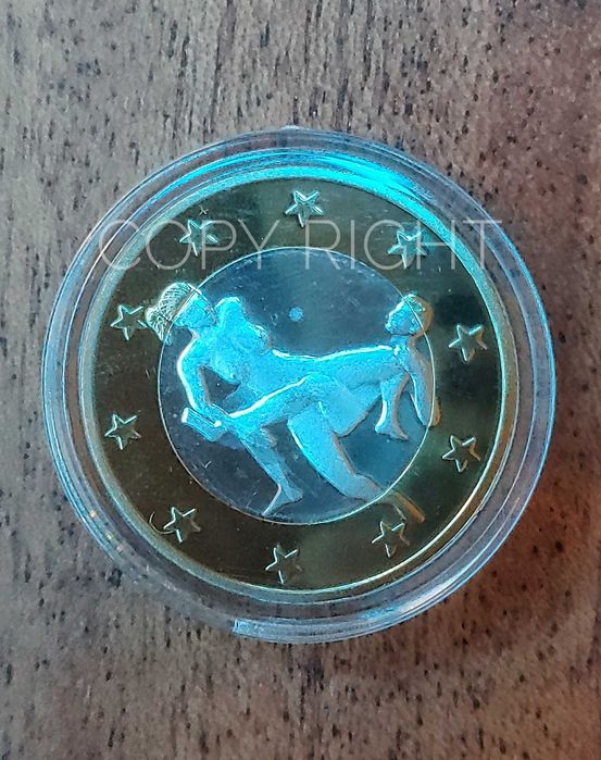 Moeda comemorativa de 6€ estado novo impecavel.