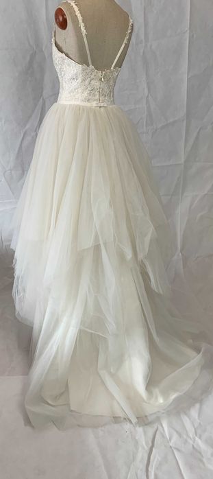 Bajkowa nowa suknia ślubna 40 księżniczka princessa ivory ramiączka