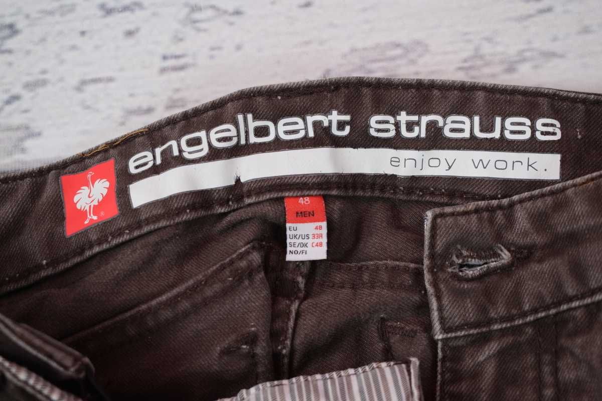 Engelbert Strauss Spodnie Robocze Męskie  _ Jeans _ 48