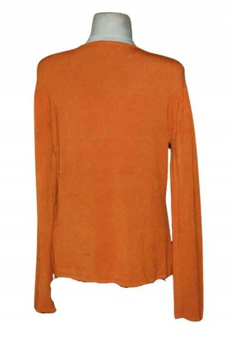 Sweter z haftem i cekinami cienki lekki  rozmiar L/XL | 375G