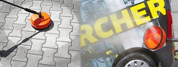 Szczotka T-racer Do Mycia Kostki Tarasu Plandek Akcesoria Do Myjki Leh