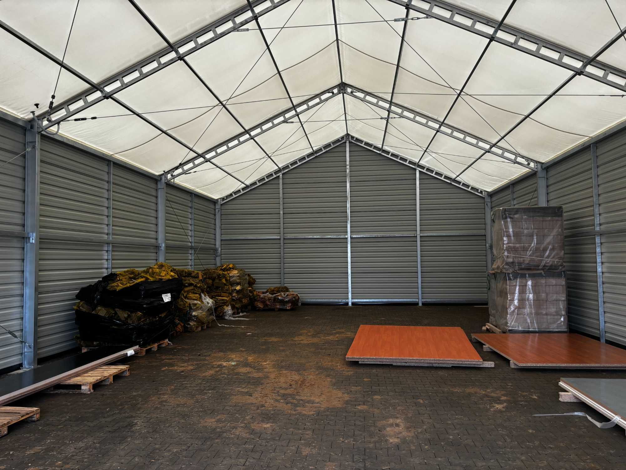 Hala namiotowa 10x20x4m dach pneumatyczny magazyn stolarnia Producent