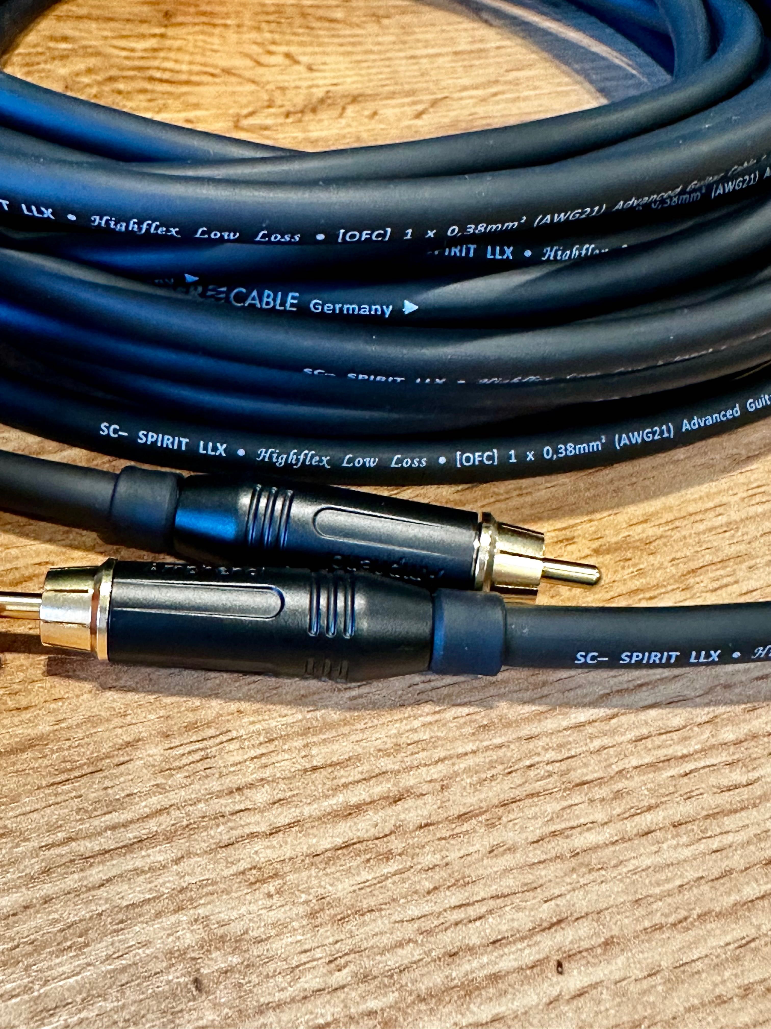 Interkonekt RCA 6 metrów Sommer LLX