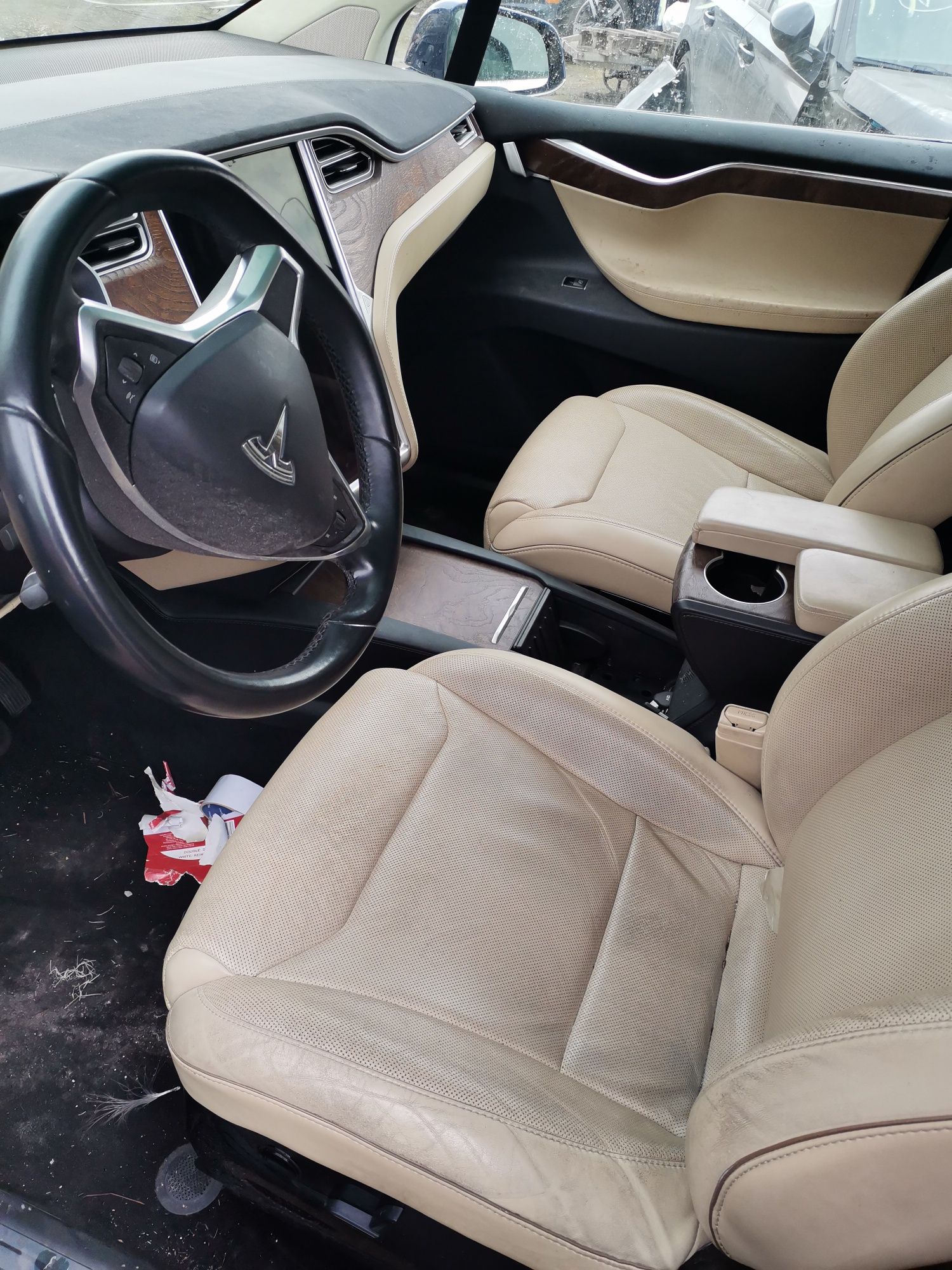 Tesla Model X 2017 разборка