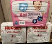 Памперси з Італії Huggies little Movers 4