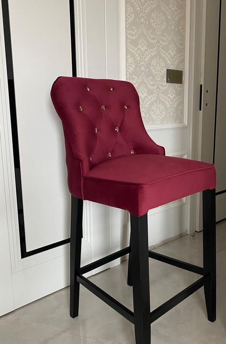 Krzeslo, hoker, glamour, 2 szt