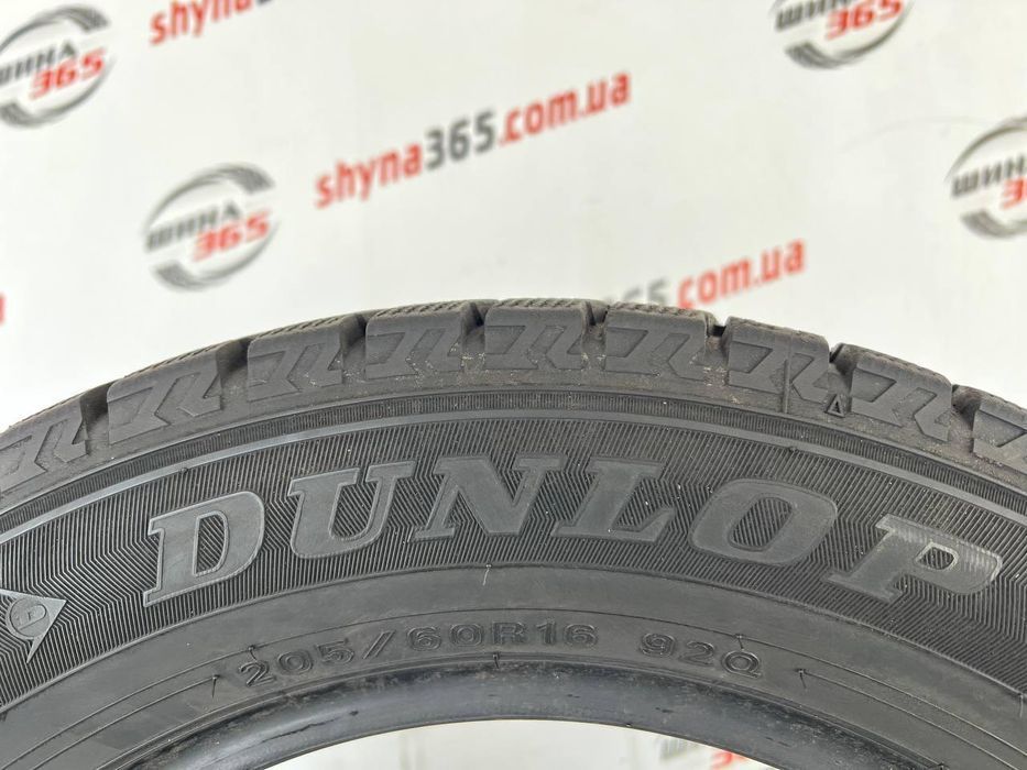 205/60 r16 dunlop winter maxx wm02 8mm шини бу зима