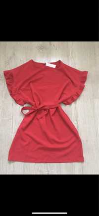 Tunika/sukienka czerwona, rozmoar uniwersalny