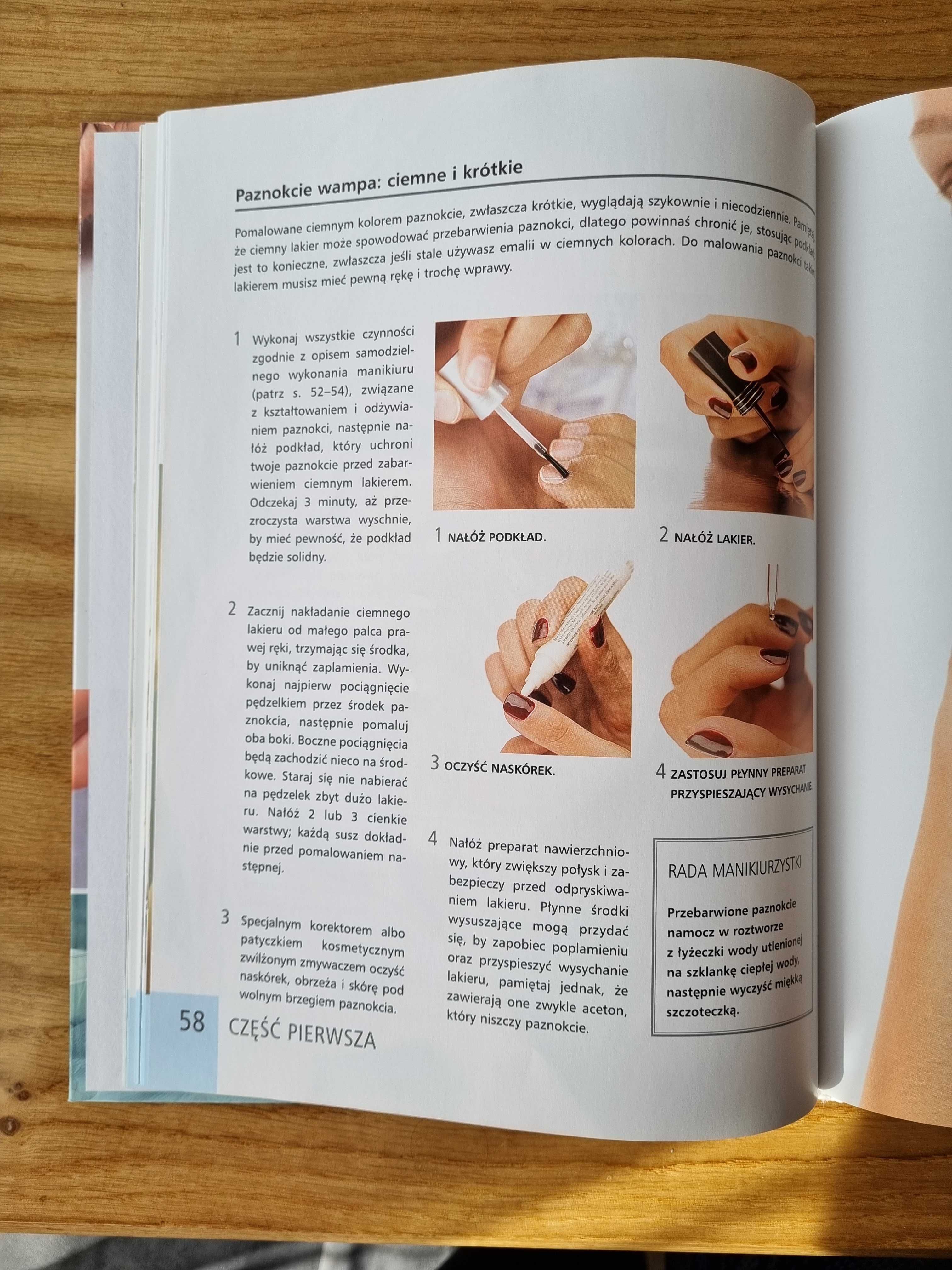 Manicure i pedicure - Leigh Toselli - atlas z gorowymi instrukcjami
